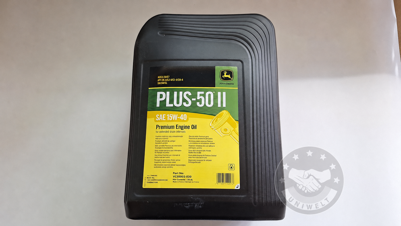 John Deere Plus-50 II 20L - VC50002-020